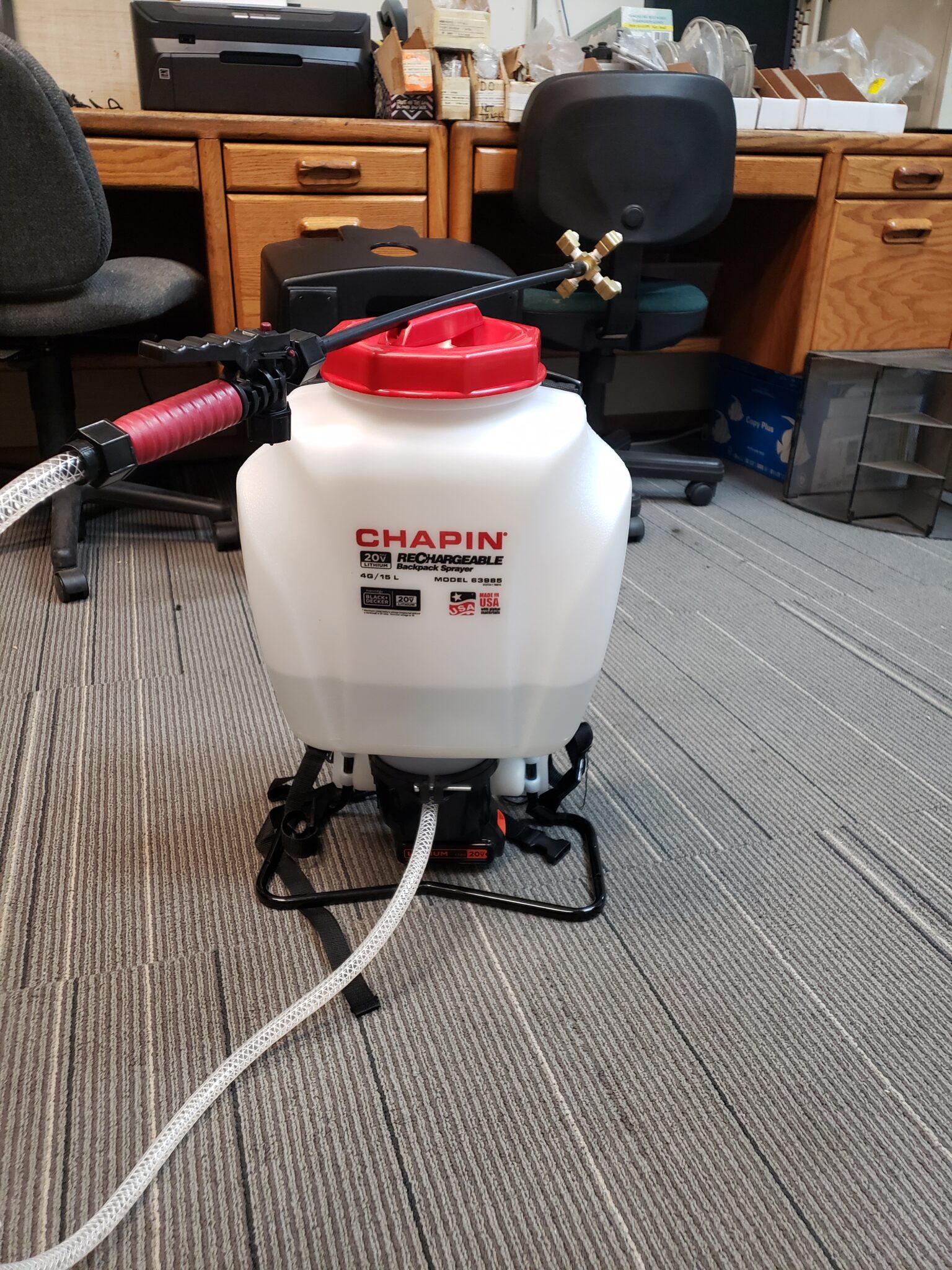 Sanitizer/Cold Fogger Backpack Sprayer 4 gallon 20V Lithium Optimum